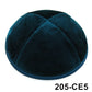 GIU 19cm Jewish Velvet Kippah Kippot Kipa Caps Skullies Beanies Yarmulke Kipot Dome For Wedding And Events