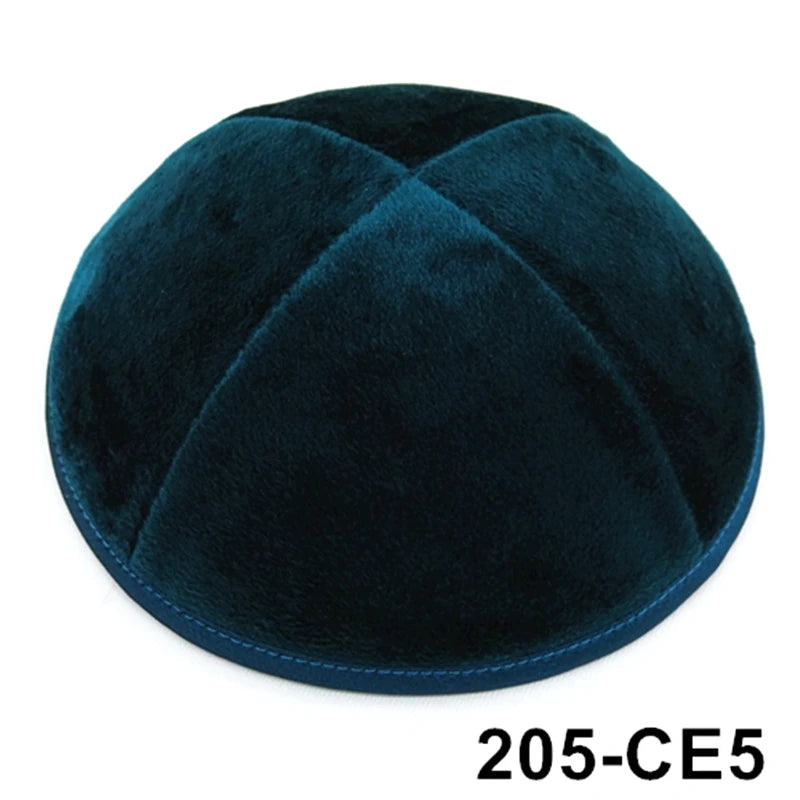 GIU 19cm Jewish Velvet Kippah Kippot Kipa Caps Skullies Beanies Yarmulke Kipot Dome For Wedding And Events