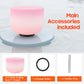 8 Inch F Note Frosted Quartz Crystal Singing Bowl Yoga Meditation Spiritual Mindfulness Sound Bowls Chakras Musical Instruments