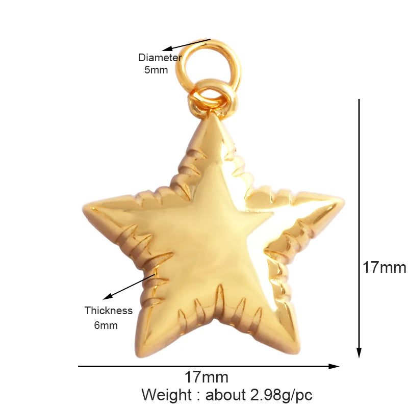 Trendy Shining Moon Star Sun Tellurion Celestial Compass Charm Pendant Gold Colour, Jewelry Necklace Bracelet Making Supply S39
