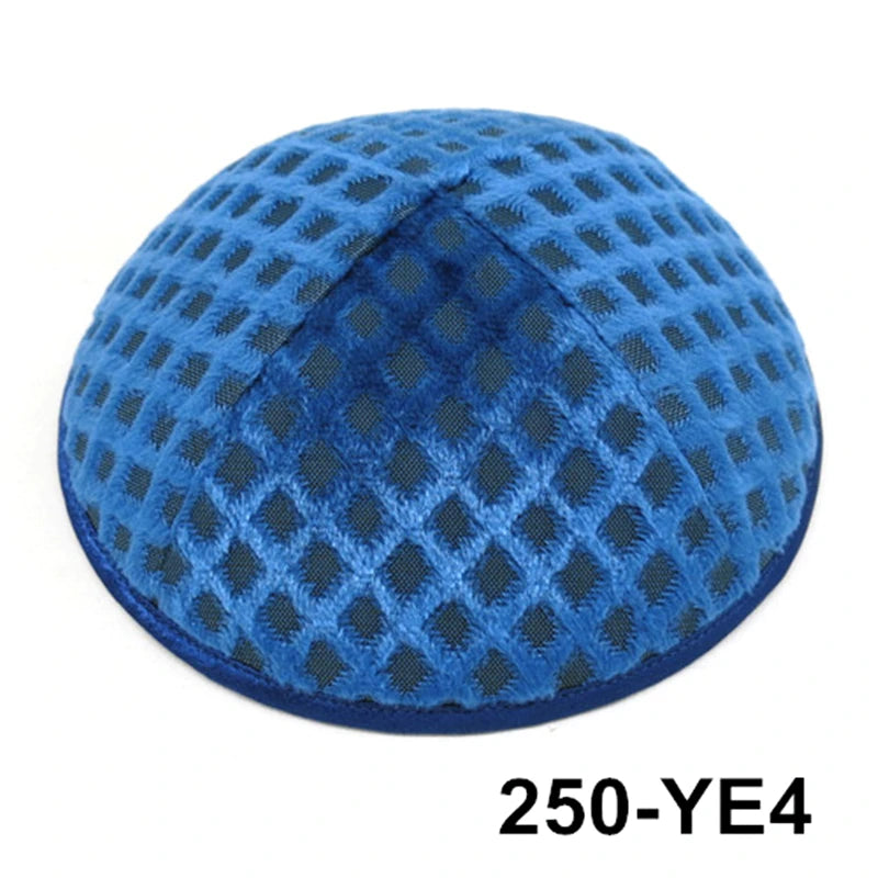 GIU 19cm Jewish Velvet Kippah Kippot Kipa Caps Skullies Beanies Yarmulke Kipot Dome For Wedding And Events