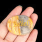 Natural Stone Crystal Engraved Different Inspirational Word Worry Stones Reiki Healing Crystals Palm Gemstone Thanksgiving Gifts
