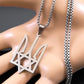 Ukraine National Emblem Pendant Necklace for Women Men Stainless Steel Jewish Star of David Hexagram Ukrainian Jewlery 3211NS02