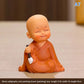 Mini Buddhas Statue Little Buddhists Monks Buddhism Figurine Zen Ornament Home Aquarium Tank Garden Yard Decoration