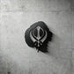 Khanda Sikh Symbol Acrylic Wall Decor - Self Adhesive Sword Sign for Door Number Plate, Religious Holiday Gift