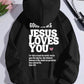 Good news! Jesus loves you casual and fashionable streetwear Hoodies for  women in autumn and winter