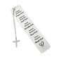 Stainless Steel Bible Bookmark Pray Cross Believer Bookmark High Quality Reading Tool Stationery for Men Women Festival Gifts
