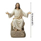 Jesus Open Arms Blessing Statue With Bible Verse Base I Am With You Always Resin Christian Figurine Religious Home Decor Gift