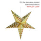 30-75cm Hollow Star Hanging Pendant Eid Mubarak Ramadan Decor 2025 Christmas Decor For Home Islamic Muslim Party Ramadan Kareem