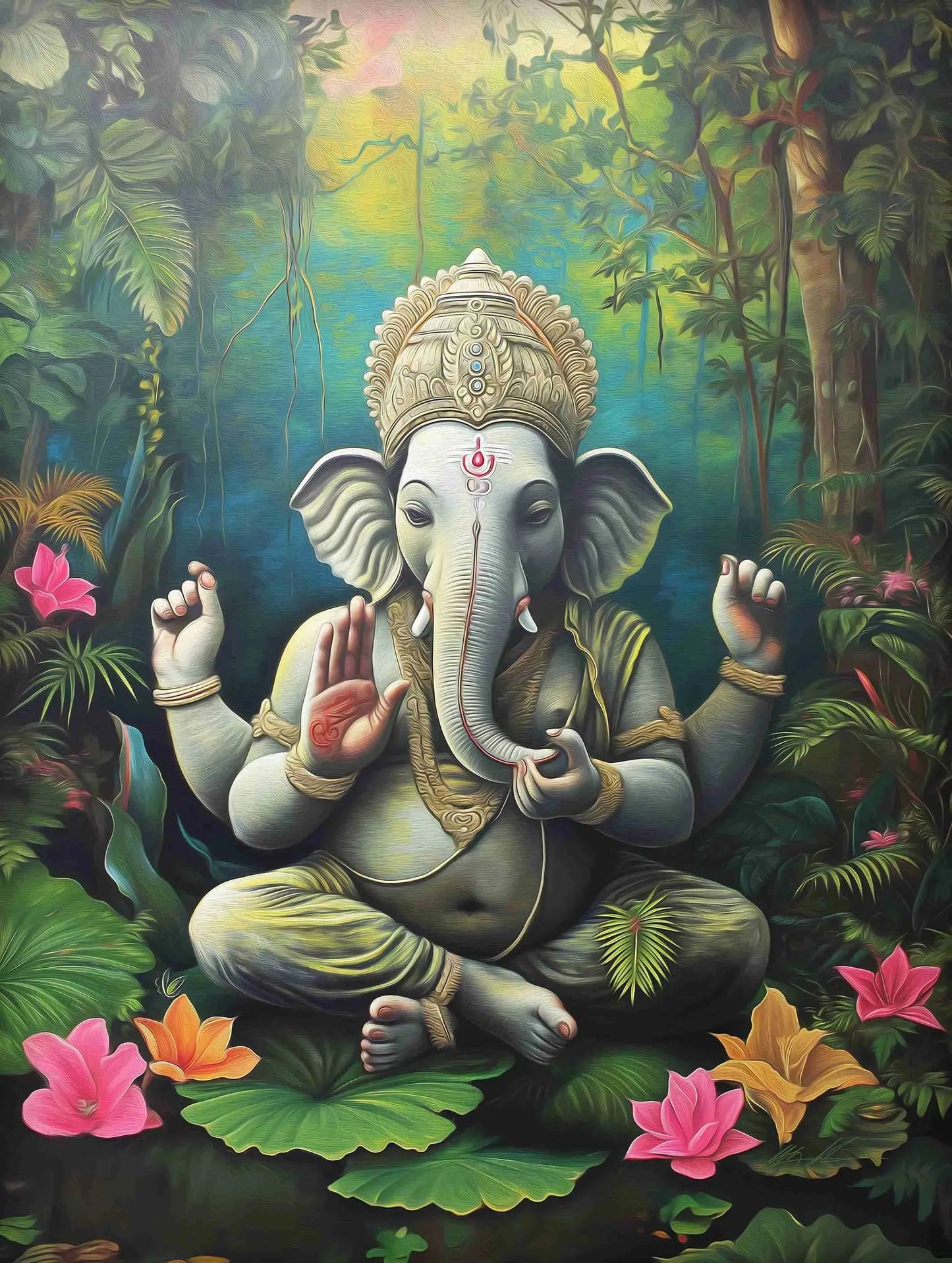 Indian Hindu Gods Lord Shiva Yoga Divine Goddess Saraswati Meditation Rt Poster Canvas Painting Wall Prints Picture Home Decor