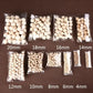 4mm-20mm Big Hole Round Natural Wooden Eco-Friendly Loose Spacer Wood Brown Coffee Beads For Jewelry Making Bracelet Craft DIY