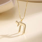 Nidin New Trendy Jewish Hebrew Letter Chain Pendant Necklace For Women Copper Cubic Zirconia Religious Style Link Jewelry Gift