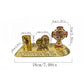 New 2026 Gold Religious Iconography Gift Set with Saint Benedict Crucifix for Home Altar Church Prayer Devotion Christian Decor