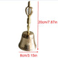 Altar Bell  triple moon Pentagram Ritual Brass Bells wicca prop ceremony Divination Astrology tool witchcraft Supplies for altar