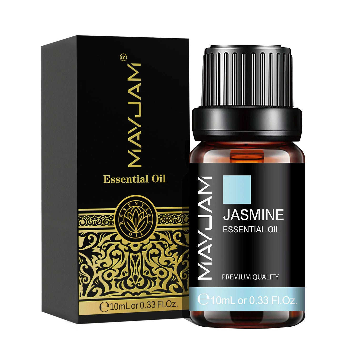 MAYJAM Essential Oil Citronella Jasmine Eucalyptus Sweet Orange Lemongrass Grapefruit Black Pepper Cajeput Cypress Ginger Scents
