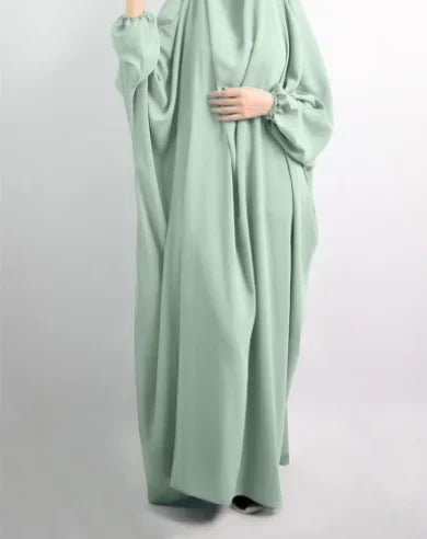 Muslim Prayer Garment Dress Wp,em Women Hijab Dress Abaya Hooded  Long Khimar Jilbab Burka Eid Abayas Gown Eid Niqab Ramadan