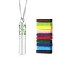 Twelve Constellations Aromatherapy Essential Oil Pendant Lockets Perfume Storage Diffuser Necklace 316L Stainless Steel Jewelry