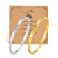 Vnox Waterproof Luxury Bangles Round Zircon For Women,Stainless Steel Classic Wrist Bracelets,Hand Jewelry Mother's Day Card