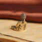 Pure Brass Old Sakyamuni Buddha Statue Home Decoration Miniature Statue Small Ornaments