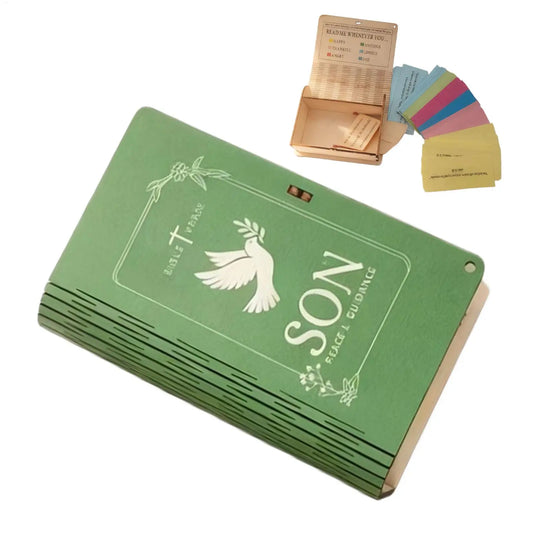 Bible Verse Box with 150 Cards Christian Scripture Cards Inspirational Gift for Christmas Graduation Wedding, Daily Prayer