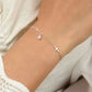 925 Sterling Silver Elegant Cross Shaped Zircon Bracelet For Women Anniversary Party Fashion High Quality Fine Jewelry Gifts
