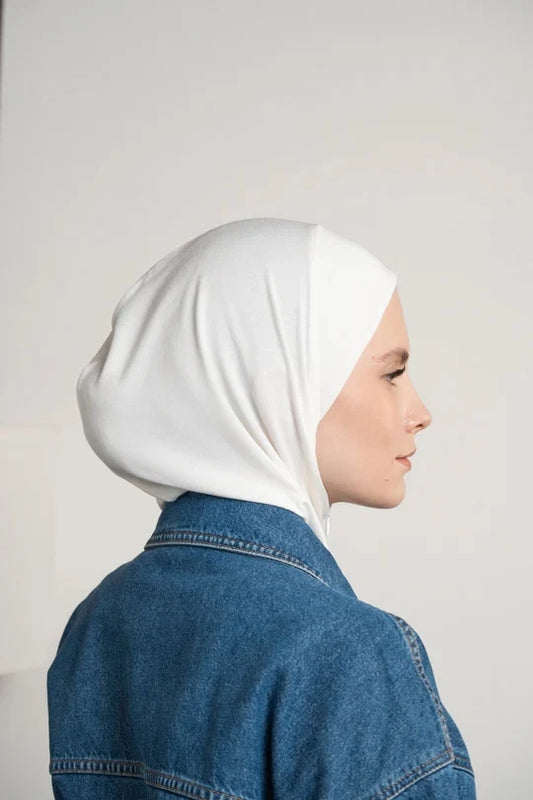 Milk Silk Modal Instant Muslim Hijab Inner Cap With zipper Underscarf Hijab Women Islam Turban Headband Ramadan Headscarf Cap