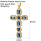 Goth Cross Chrams for Jewelry Making Supplies Golden Angel Charm Stainless Steel Long Chain Dijes Diy Necklace Earring Bracelet