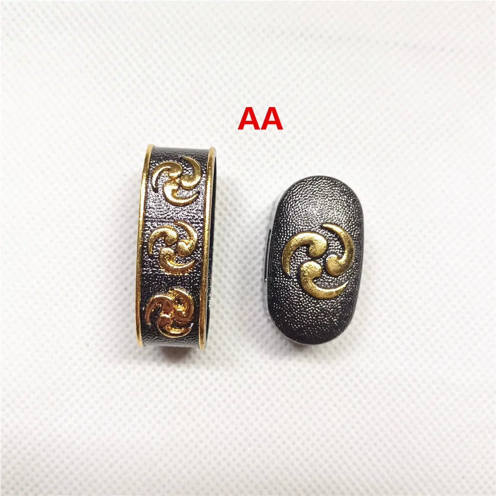 New Sword Handle Tsuka Alloy Fuchi Kashira For Japanese Samurai Katana Wakizashi Sword Fittings
