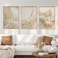 3pcs Abstract Wall Art Poster Islamic Calligraphy Allahu Akbar Beige Gold Marble Prints Picture Canvas Painting for Room Decor