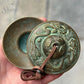 Antique Tibetan Tingsha Cymbals Sanskrit Brass Chime Bells Meditation Gong for Spiritual Healing Mindfulness Yoga Buddhist