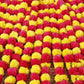 Long Strands Artificial Marigold Garland Pooja Diwali Fiesta Indian Décor Pooja Marigold Flowers Pooja Wedding Events Decor