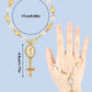 1PC Religious Rosary Car Hanging Ornament – Can Be Used as Decoration for Rearview Mirror or Steering Wheel