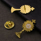 5Pcs Enamel JHS Cross Medal Brooches Catholic First Communion Chalice Jesus Grail Lapel Pin Breastpin Jewelry Accessories
