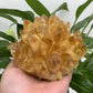 650g Natural Raw Citrine Quartz Stone Crystal Cluster Healing Yellow Stones Mineral Specimen Home Decoration 1pcs