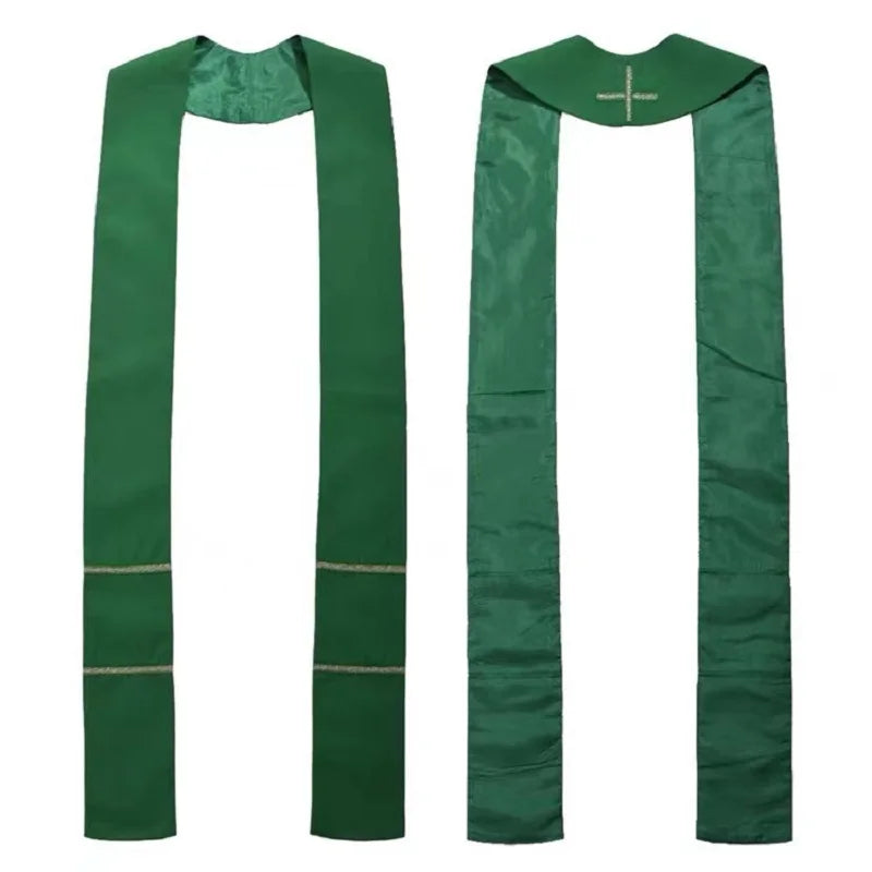 Priest Stole Orthodox Church Supplies Scarf Christian Pope Minister Pastor Clergy Costumes