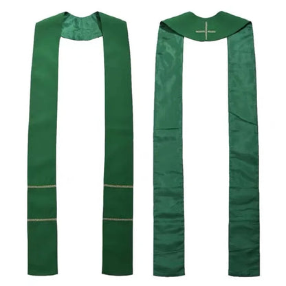 Priest Stole Orthodox Church Supplies Scarf Christian Pope Minister Pastor Clergy Costumes
