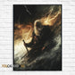 King Arthur and Excalibur Sword in The Stone Sikh Kirpan Sword Excalibur Hilt Poster Canvas Painting Wall Pictures Home Decor
