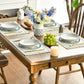 4pcs Passover Linen Placemats Kitchen Table Decor Seder Plate Pesach Matzoh Star of David Jewish Party Placemats Passover Decor