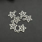 20pcs 17*20mm Antique Sliver Color Swirl Star Charms Celestial Pendant Designer Charms Fit Jewelry Making DIY Jewelry Findings