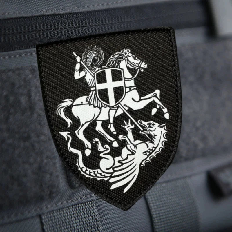 Archangel Michael Embroidery Patch Tactical Morale Badge Print Armband Hook Loop Military Patches Backpack Clothing Sticker