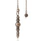 Cone 100% Copper Brass Metal Pendant Pendulum for Divination Dowsing Reiki Healing Egyptian Isis Pendulos Professional  A001