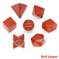 7Pcs Platonic Solid Sacred Stones Geometry Set Natural Crystals Reiki Healing Chakra Gemstones Lucky Home Decoration Gifts