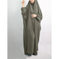 Muslim Prayer Garment Dress Wp,em Women Hijab Dress Abaya Hooded  Long Khimar Jilbab Burka Eid Abayas Gown Eid Niqab Ramadan