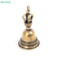 ♥Brass Tibetan Vajra Bell Pendant, Antique Finish Buddhist Bell Charm for Jewelry Making,Home Decor & Spiritual Blessing