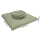 Buckwheat Husk Meditation Kissen Set, Velvet, Home Meditation Cushion Set,Fitness mat,Multiple Colors Available