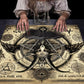 Gothic Decorative Tablecloth Tarot Tablecloth Tarot Enthusiast Astrology Ritual Cloth Polyester Altar Decorative Pad