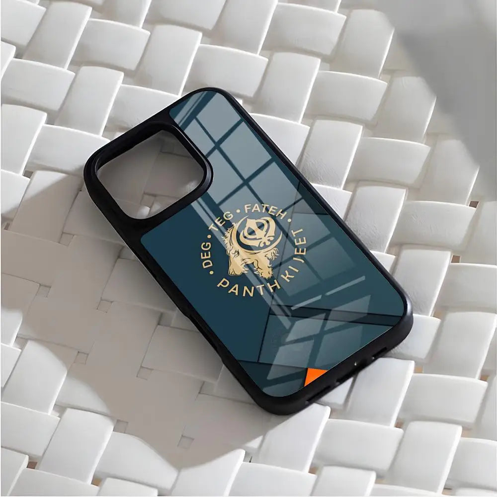 Sikh Khanda Sikhism SOVEREIGN Phone Case For Iphone 17 Air 16 15 14 13 12 11 Pro Max Mini Fundas Shell PC+TPU Cover