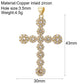 Goth Cross Chrams for Jewelry Making Supplies Golden Angel Charm Stainless Steel Long Chain Dijes Diy Necklace Earring Bracelet
