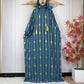 2024 New Muslim Long Sleeve Abaya Women Ramadan Prayer Clothes Turkey Middle East Femme Robe Loose African Dress Two-Hat Abaya
