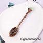 Natural Crystal Tumbled Stone Spoon Magic Energy Divination Halloween Spirit Souvenir Gift Home Decor Christmas Graduation Gift